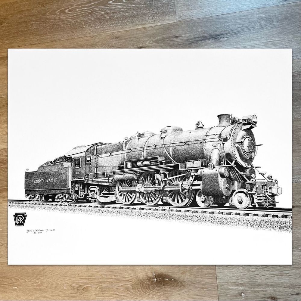 Pennsylvania Railroad #1361 Train Prints